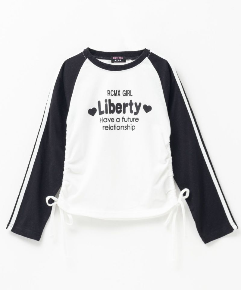 RICH MIX  レースアップ長袖Tシャツ キッズ メール便 対応商品商品画像-19