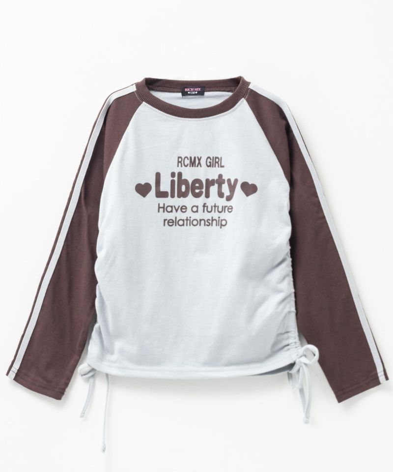 RICH MIX  レースアップ長袖Tシャツ キッズ メール便 対応商品商品画像-21