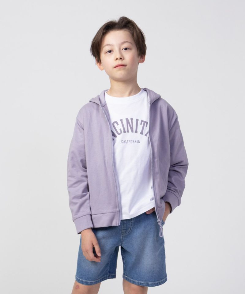 NAVY  フルジップパーカー キッズ商品画像-1