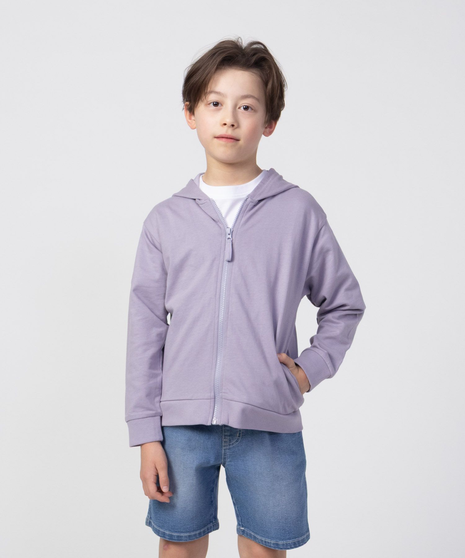 NAVY  フルジップパーカー キッズ商品サムネイル-3