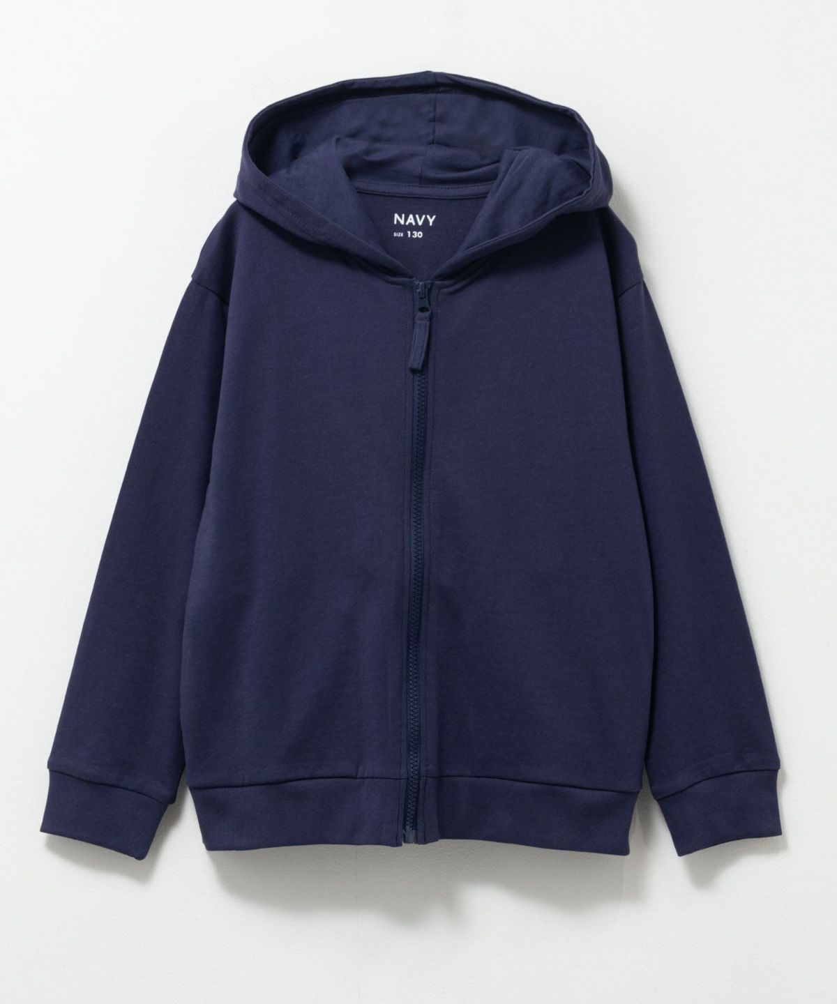NAVY フルジップパーカー キッズ