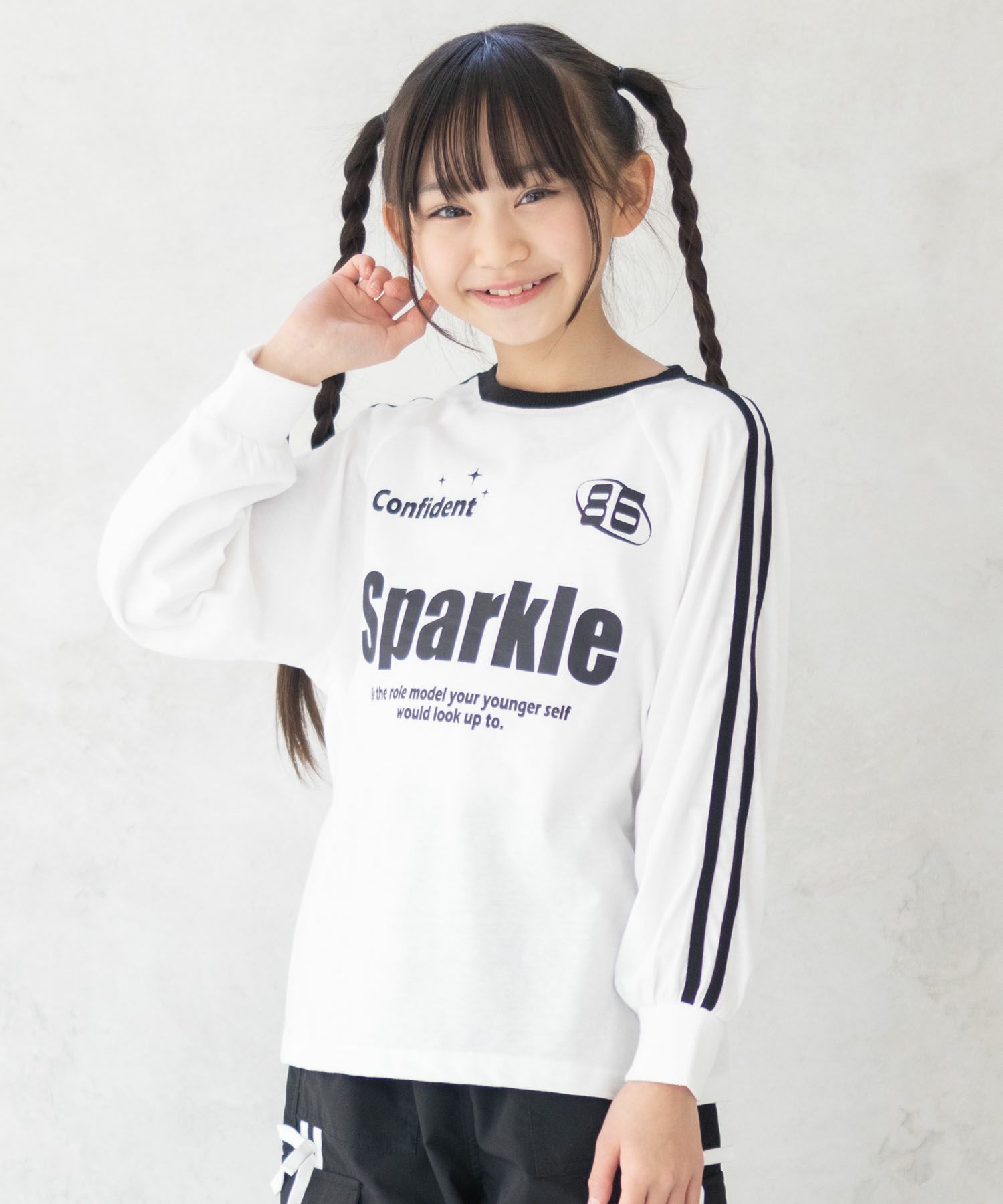 RICH MIX  ラグランチュニック キッズ メール便 対応商品商品画像-2