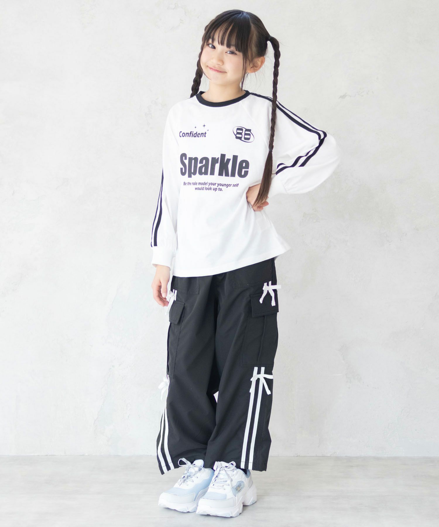 RICH MIX  ラグランチュニック キッズ メール便 対応商品商品画像-17