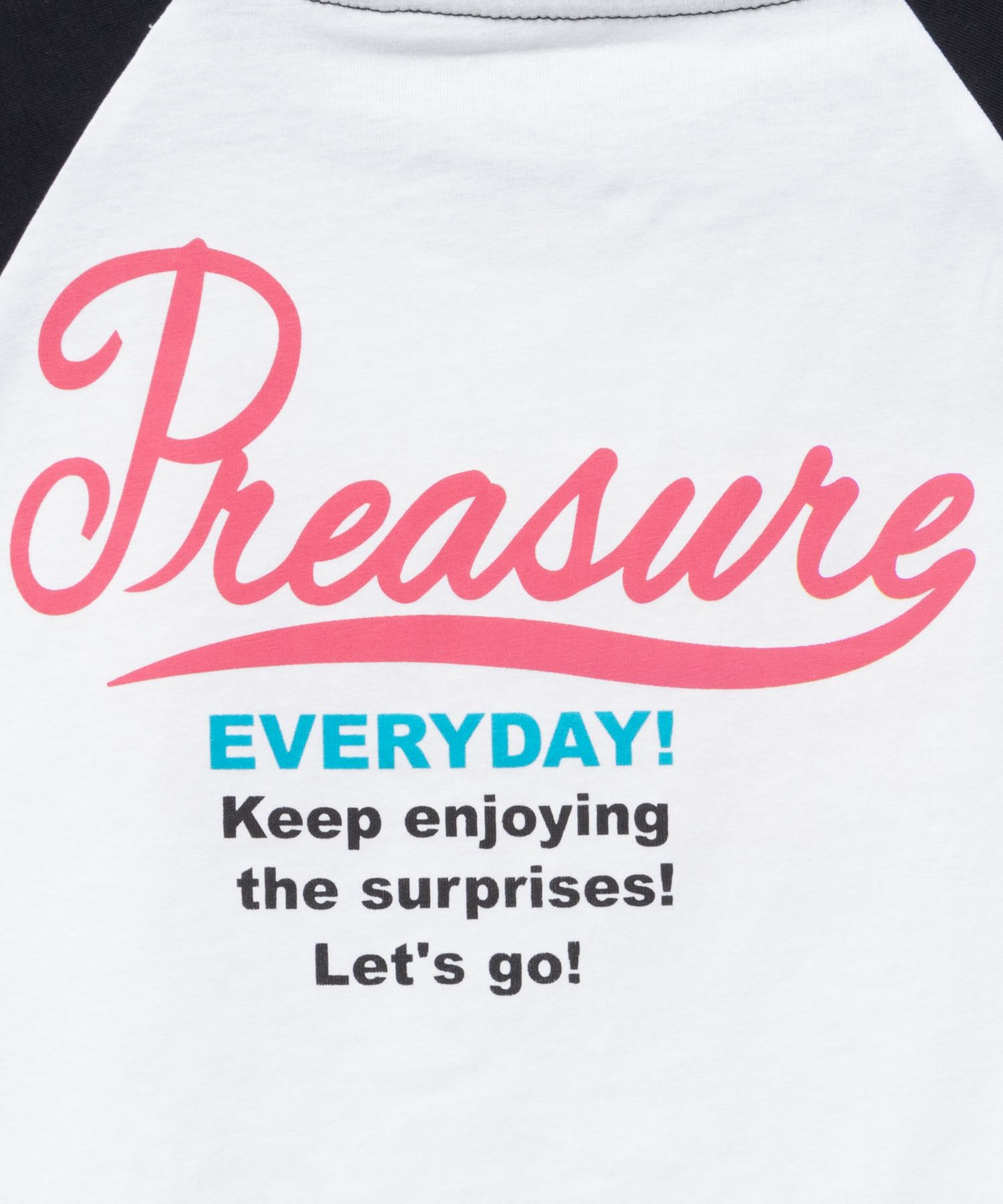 NAVY  ルーズシルエットラグラン配色Tシャツ キッズ メール便 対応商品商品画像-5