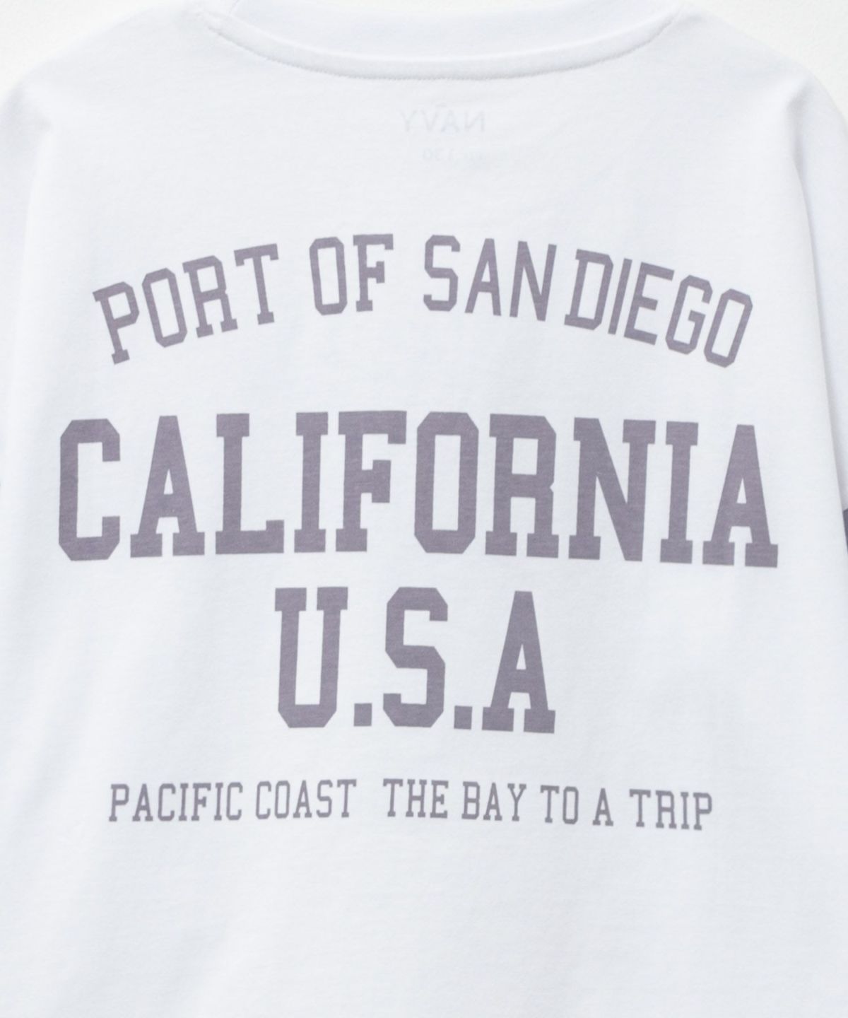 NAVY ルーズシルエット西海岸系配色Tシャツ キッズ ネコポス 対応商品