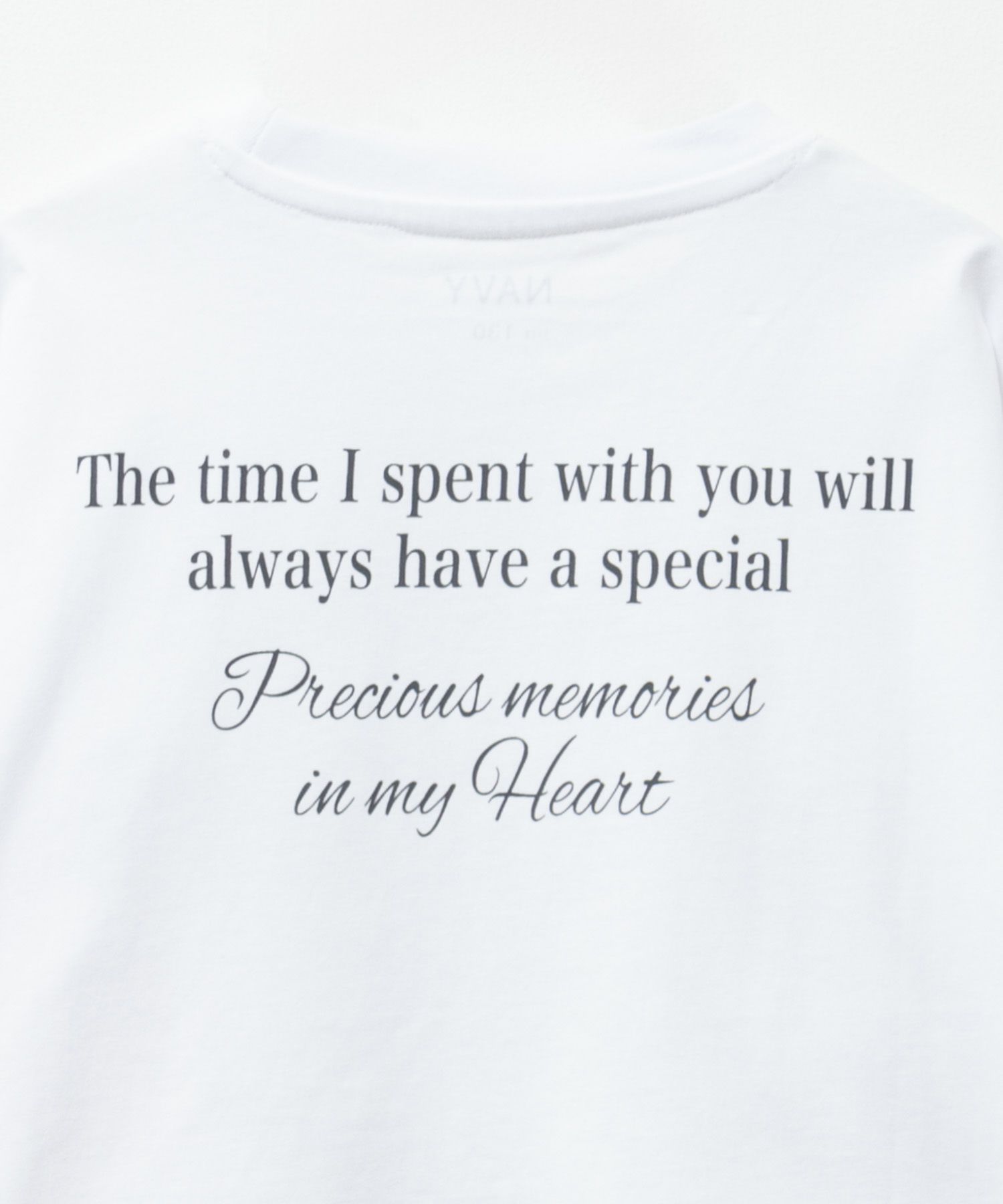 NAVY  ルーズシルエット西海岸系配色Tシャツ キッズ メール便 対応商品商品画像-10