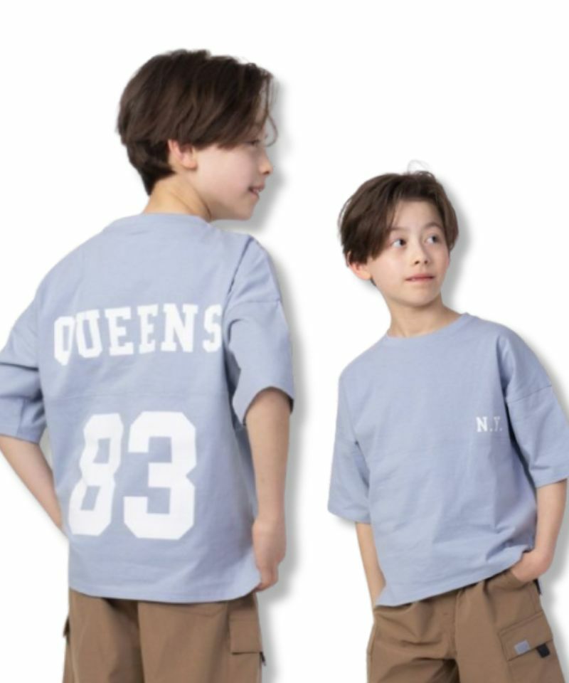 NAVY  ルーズシルエットストリート切替Tシャツ キッズ メール便 対応商品商品サムネイル-1