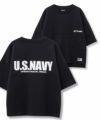 NAVY  ルーズシルエットストリート切替Tシャツ キッズ メール便 対応商品商品サムネイル-2