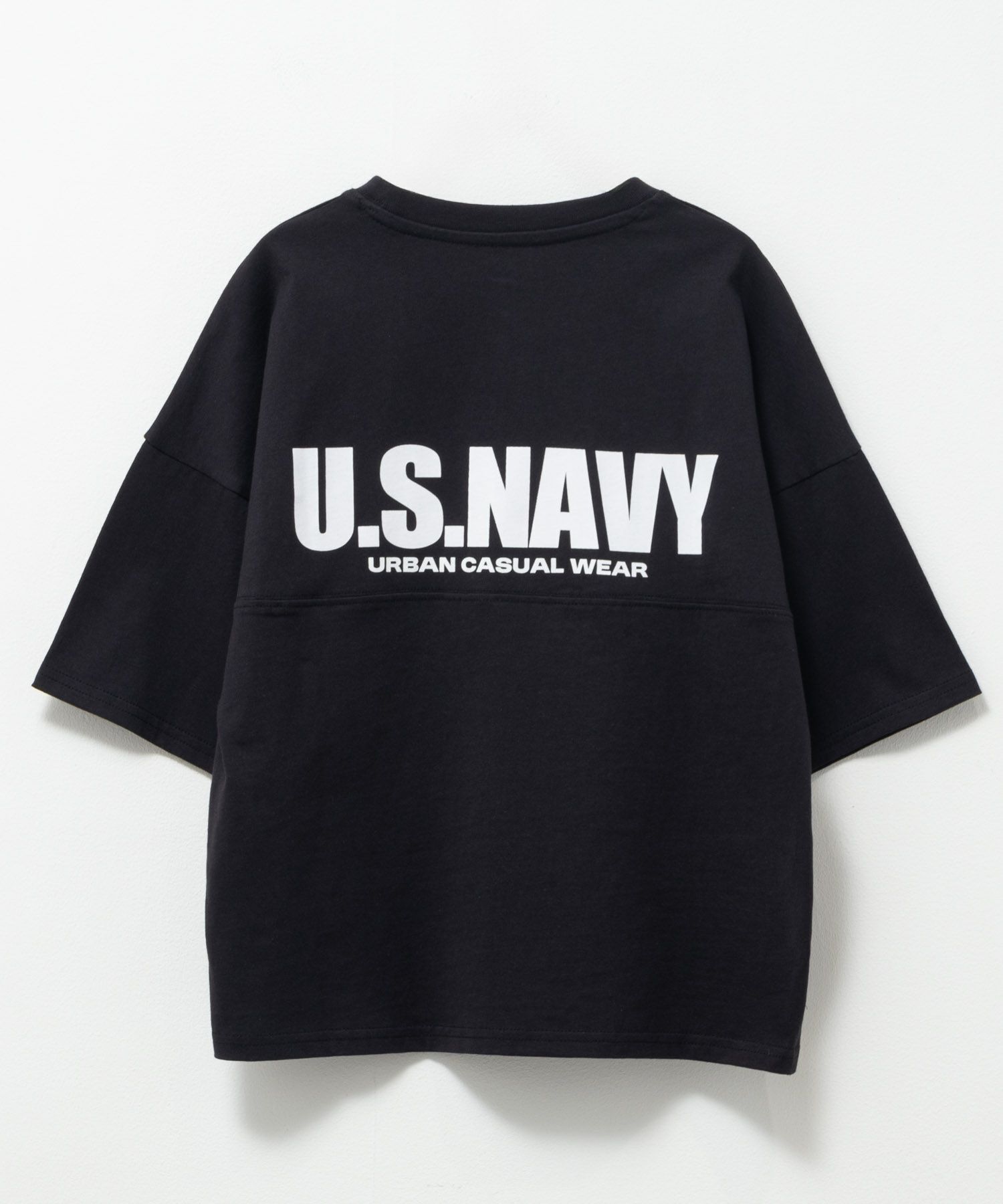NAVY  ルーズシルエットストリート切替Tシャツ キッズ メール便 対応商品商品画像-6