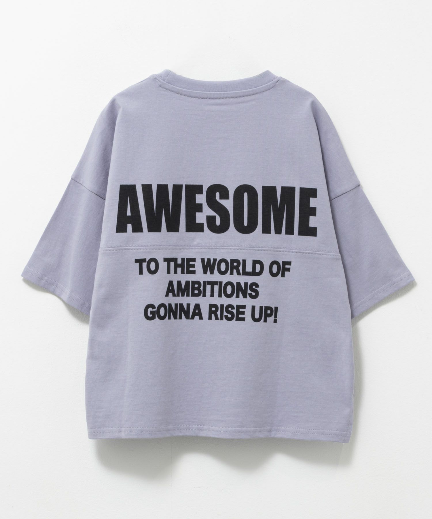 NAVY  ルーズシルエットストリート切替Tシャツ キッズ メール便 対応商品商品画像-8