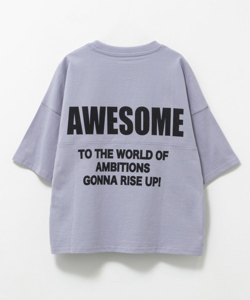 NAVY ルーズシルエットストリート切替Tシャツ キッズ メール便 対応商品商品画像-8