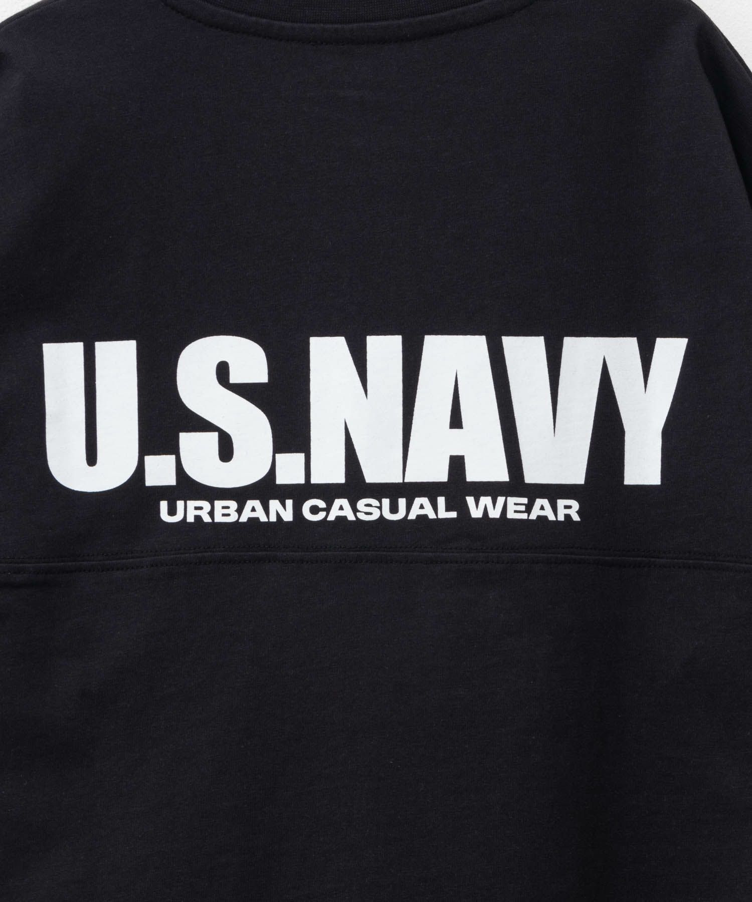 NAVY  ルーズシルエットストリート切替Tシャツ キッズ メール便 対応商品商品画像-12