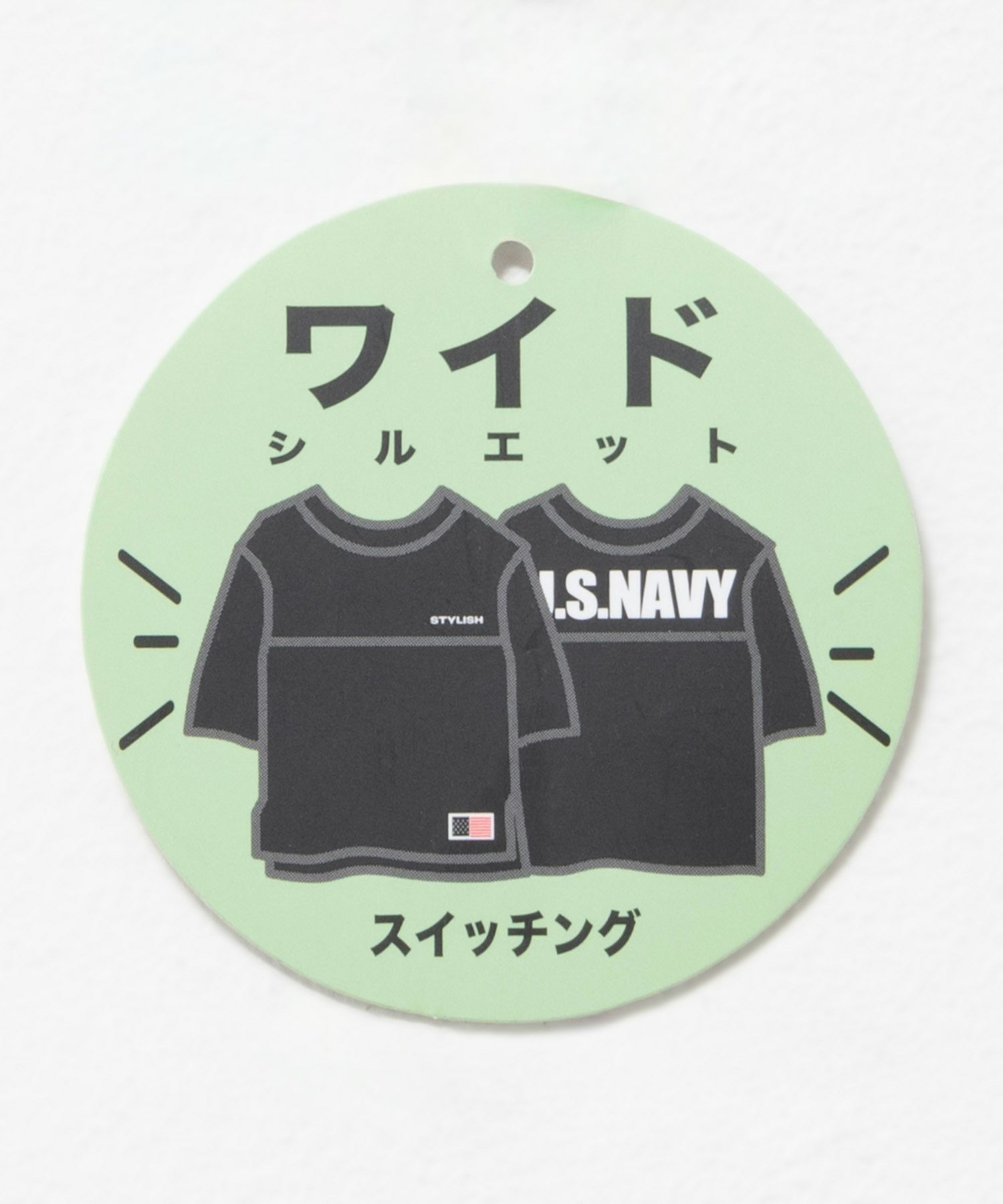 NAVY  ルーズシルエットストリート切替Tシャツ キッズ メール便 対応商品商品画像-22