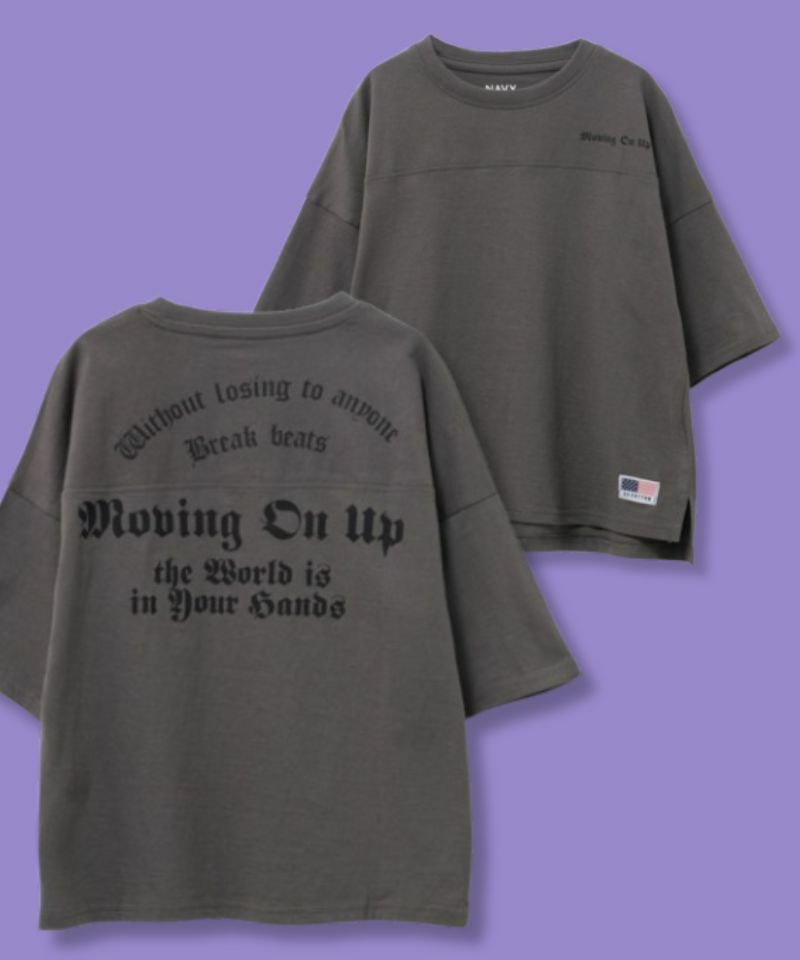 NAVY  ルーズシルエットストリート切替Tシャツ キッズ メール便 対応商品商品サムネイル-2