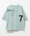 NAVY  ルーズシルエットストリート切替Tシャツ キッズ メール便 対応商品商品サムネイル-3