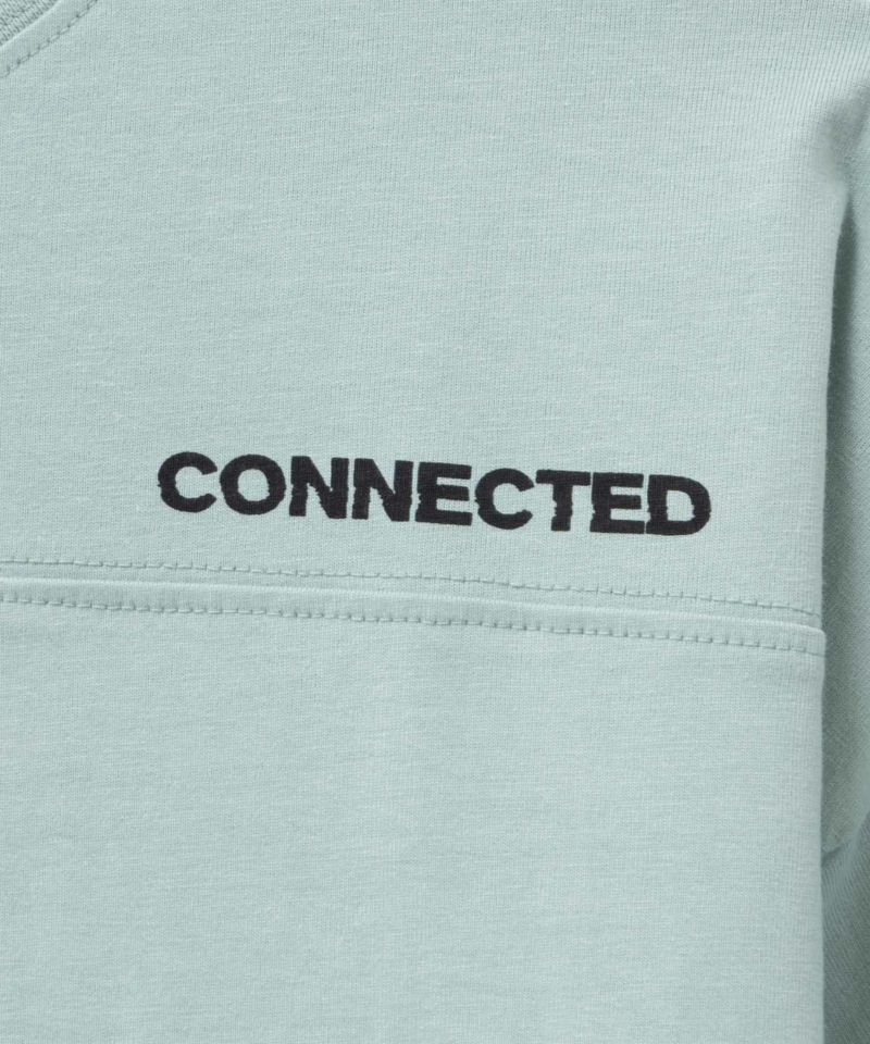 NAVY  ルーズシルエットストリート切替Tシャツ キッズ メール便 対応商品商品画像-7