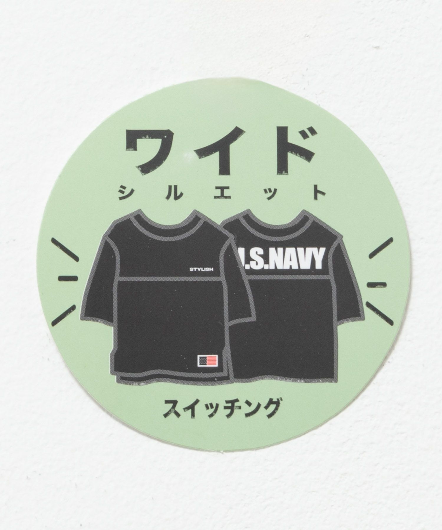NAVY ルーズシルエットストリート切替Tシャツ キッズ メール便 対応商品商品画像-17