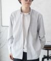 NAVY ブロードボタンダウンシャツ メンズ
