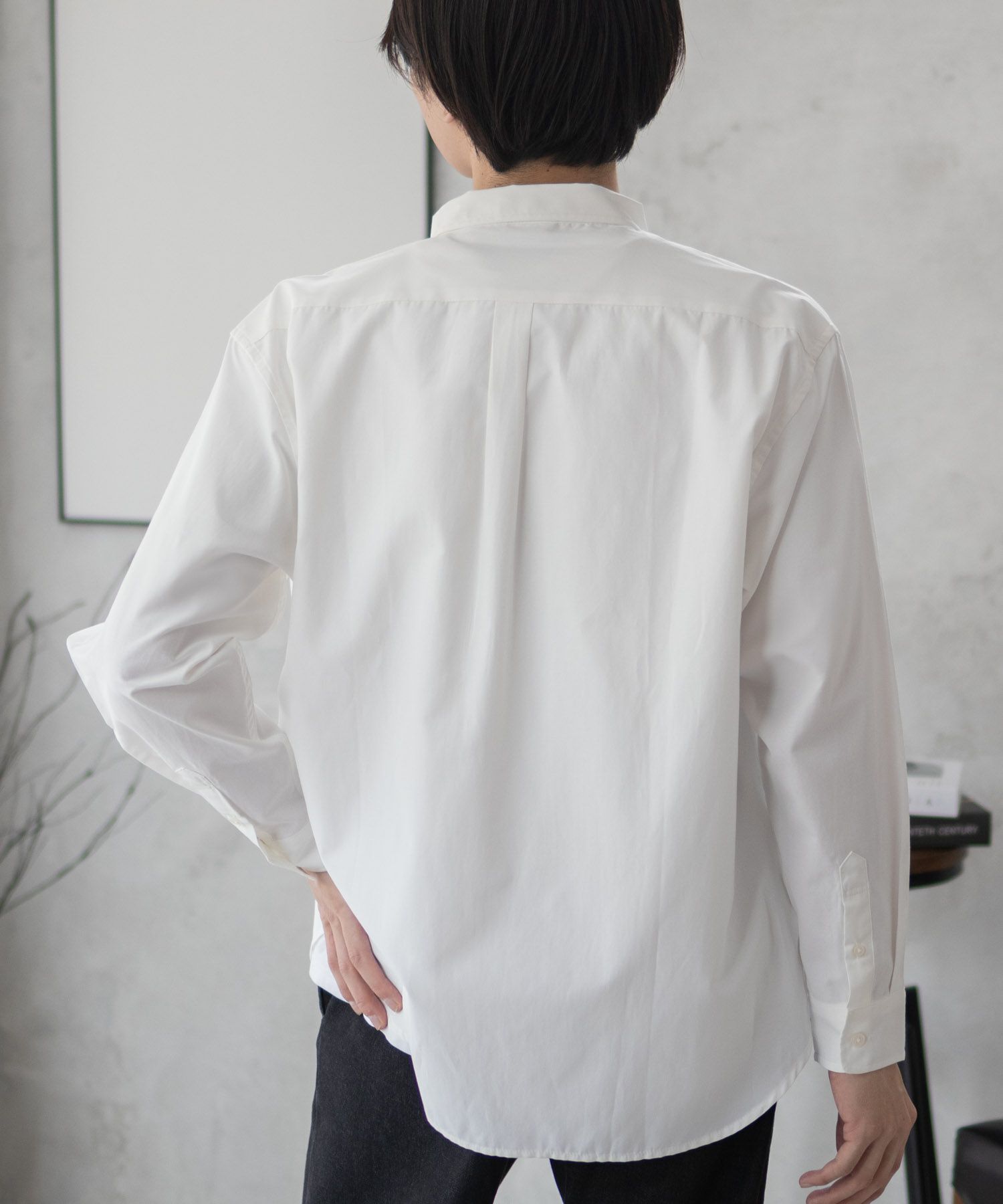 NAVY  ブロードボタンダウンシャツ メンズ商品サムネイル-10