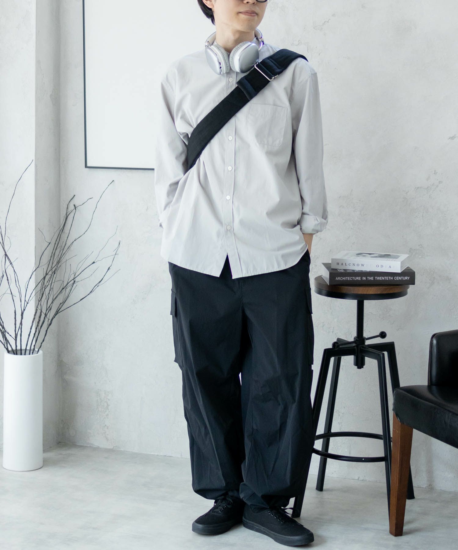 NAVY  ブロードボタンダウンシャツ メンズ商品画像-16