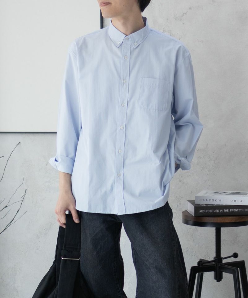 NAVY ブロードボタンダウンシャツ メンズ商品画像-19