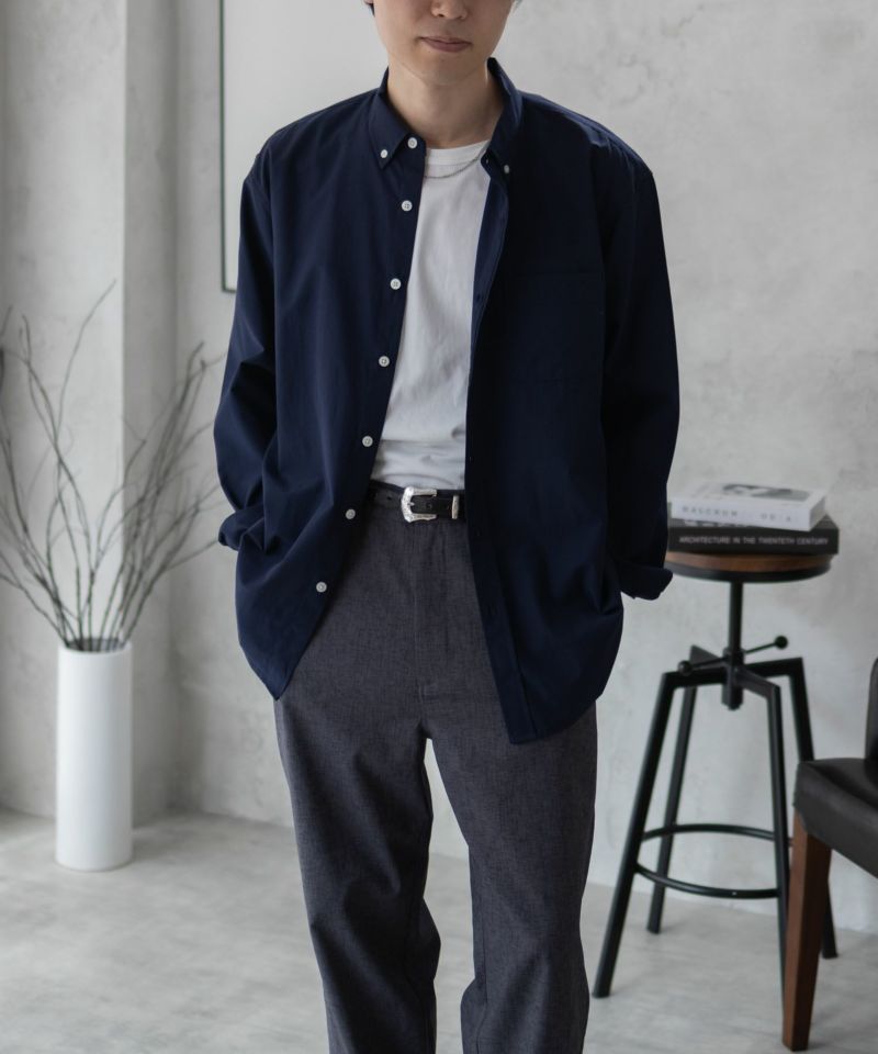 NAVY ブロードボタンダウンシャツ メンズ商品画像-23