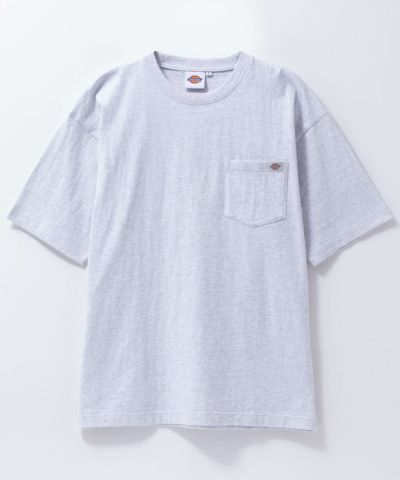 Dickies  ポケット付き無地Tシャツ メンズ