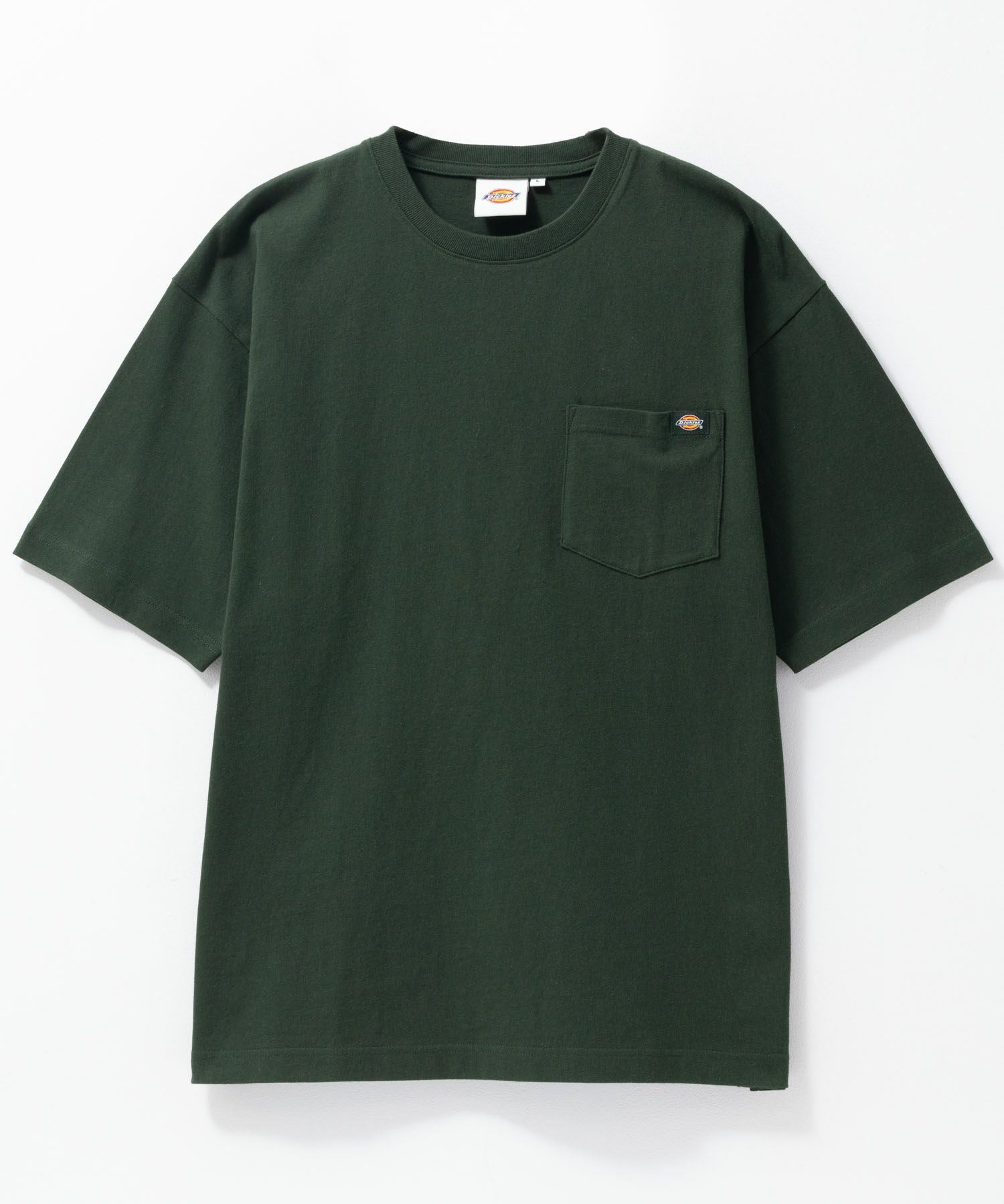 Dickies ポケット付き無地Tシャツ メンズ