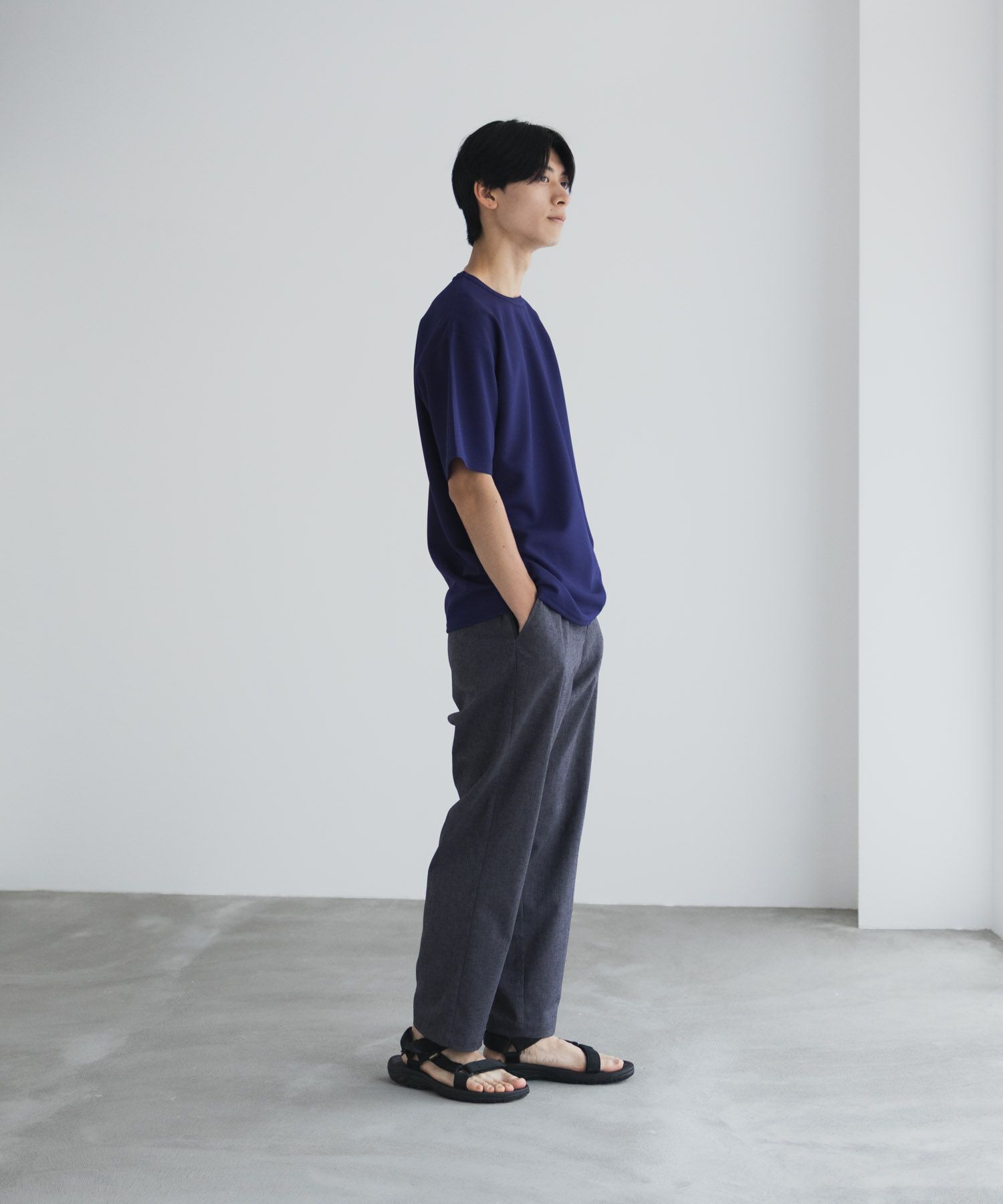 NAVY カノコクルーネックTシャツ メンズ商品画像-19