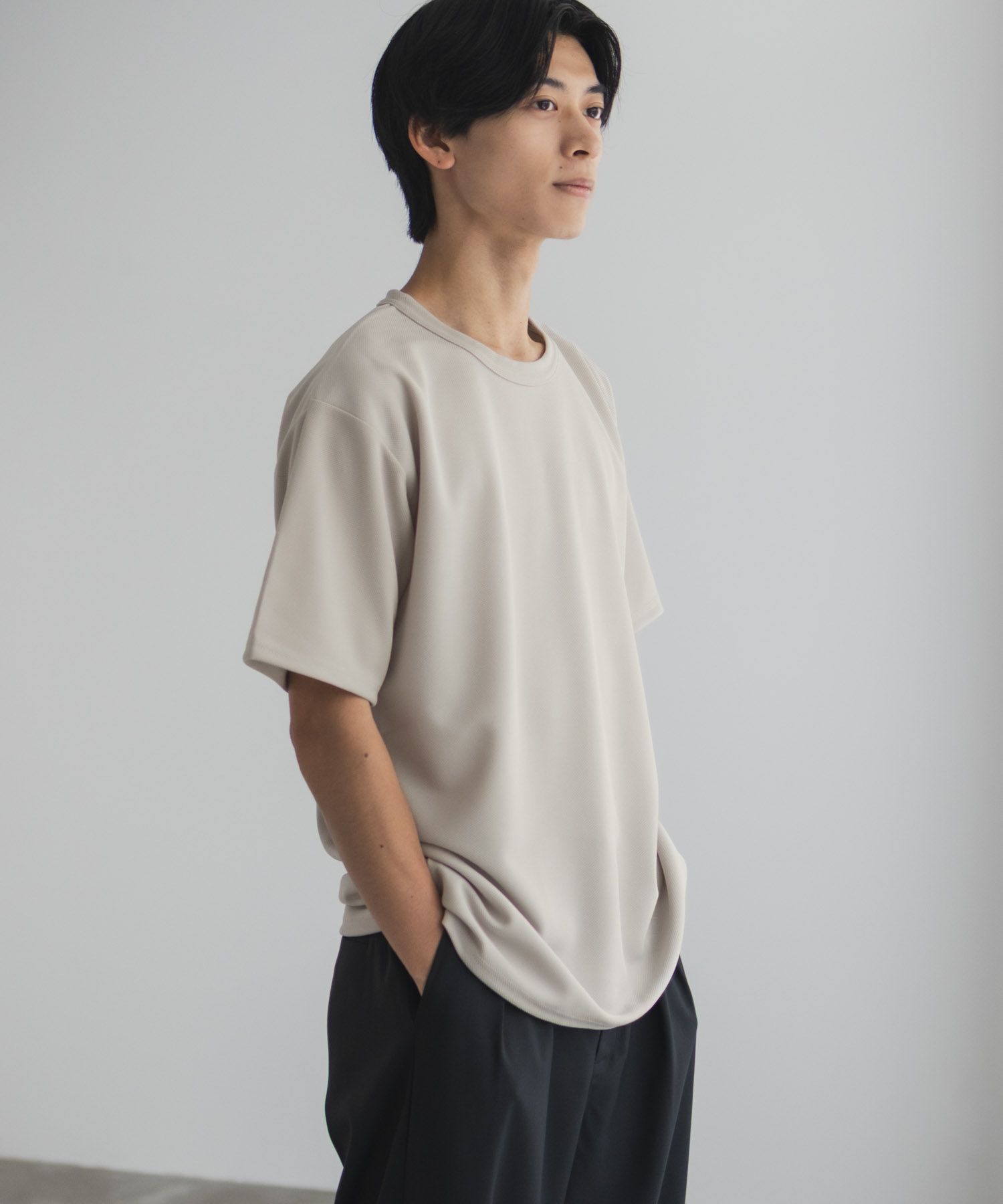 NAVY カノコクルーネックTシャツ メンズ商品画像-20
