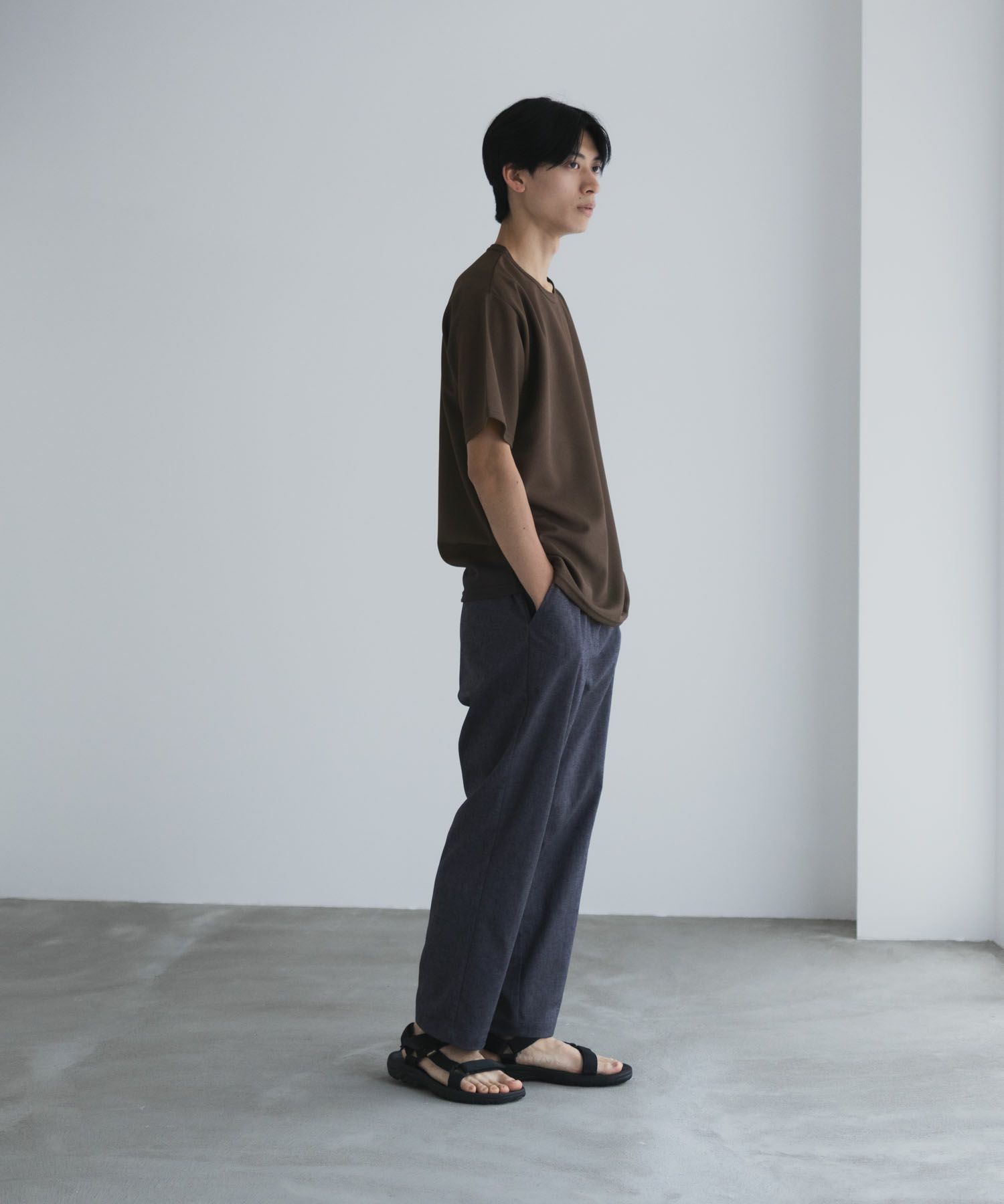 NAVY カノコクルーネックTシャツ メンズ商品画像-23