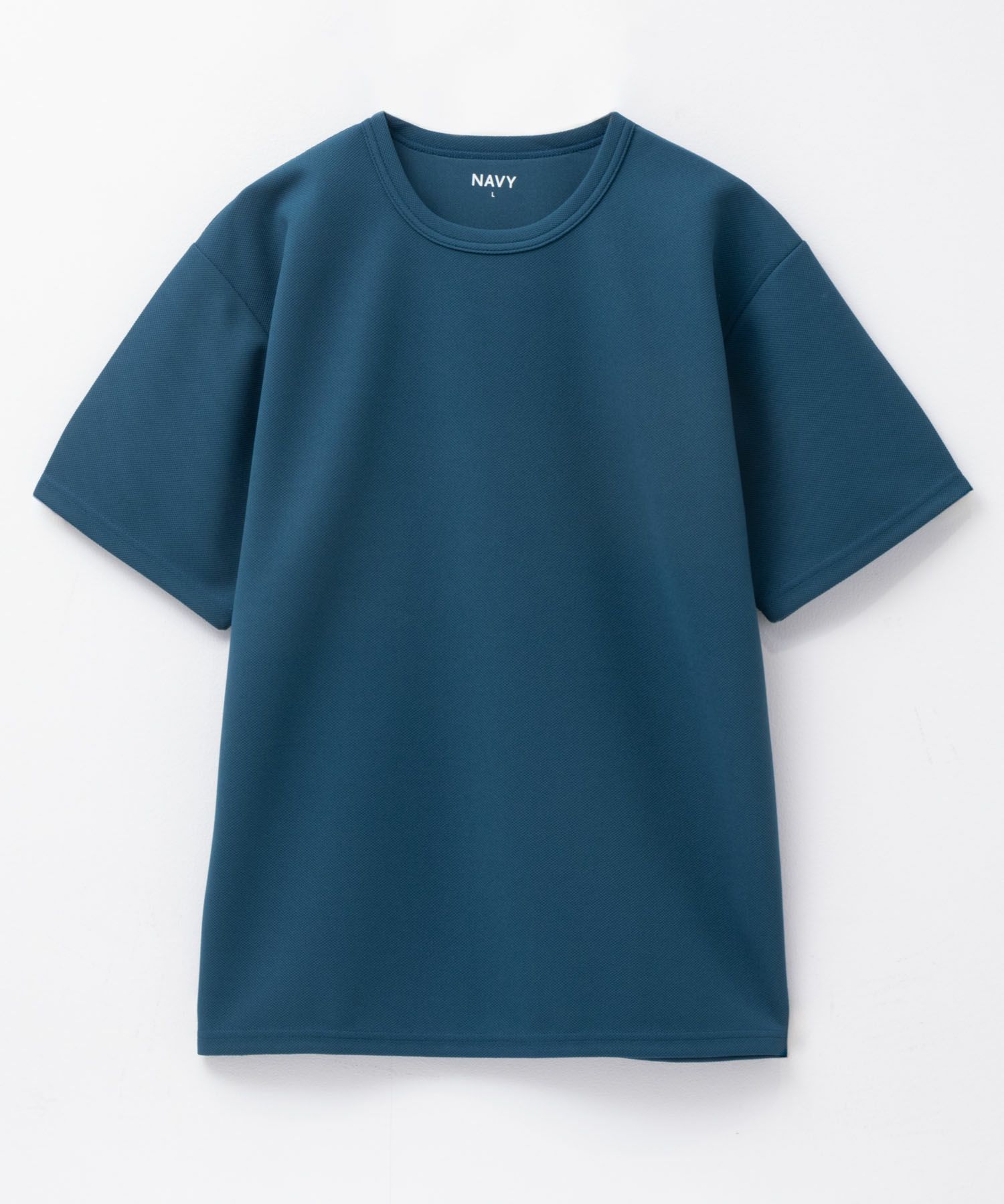 NAVY カノコクルーネックTシャツ メンズ