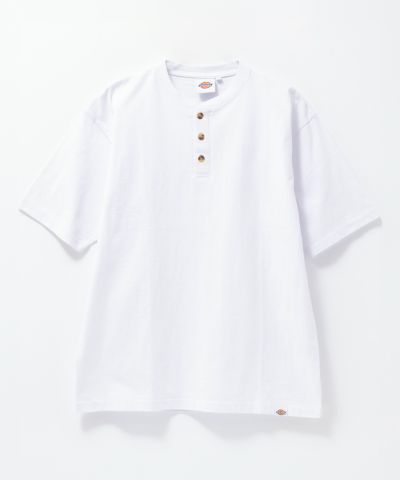 Dickies  ヘンリーネックショートスリーブTシャツ メンズ