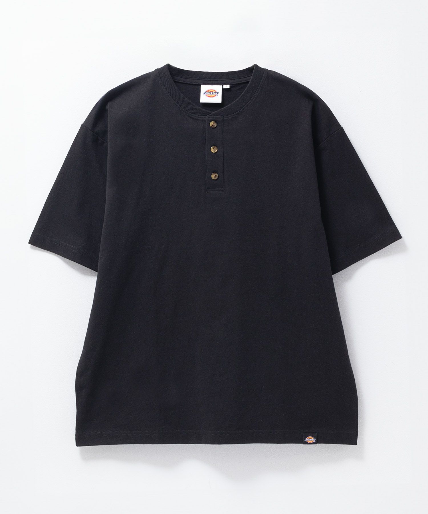 Dickies ヘンリーネックショートスリーブTシャツ メンズ