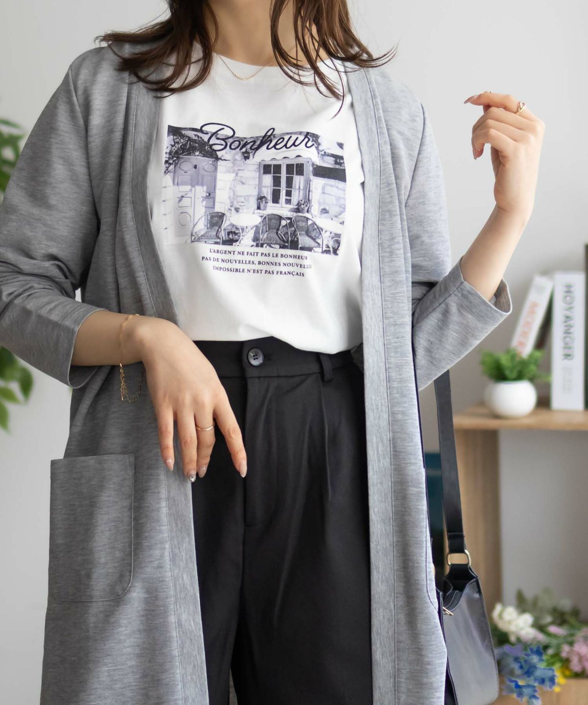 NAVY SARARI UVトッパーカーディガン レディース