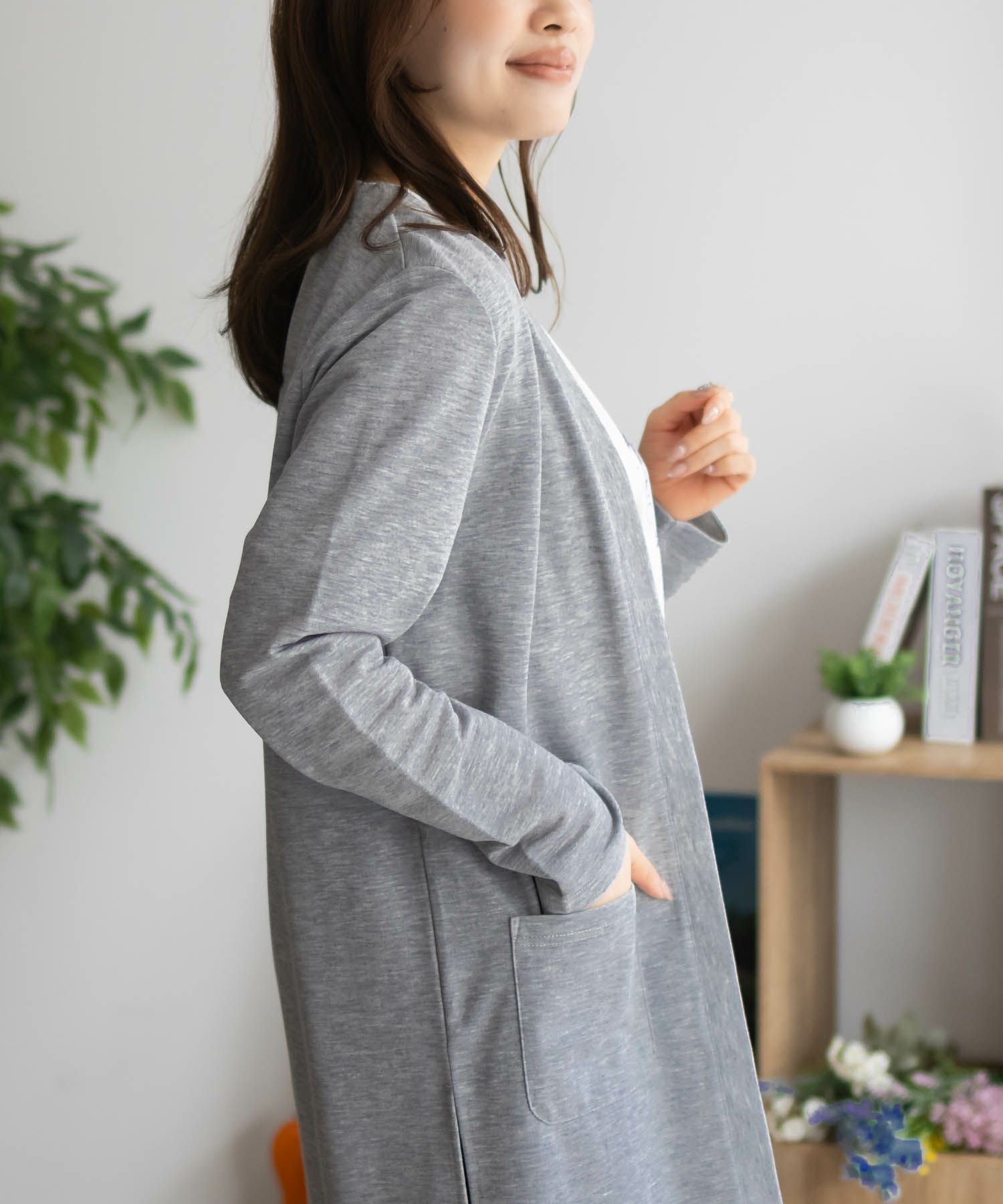 nAvy SARARI 冷感 UVカットトッパーカーディガン レディース商品画像-13