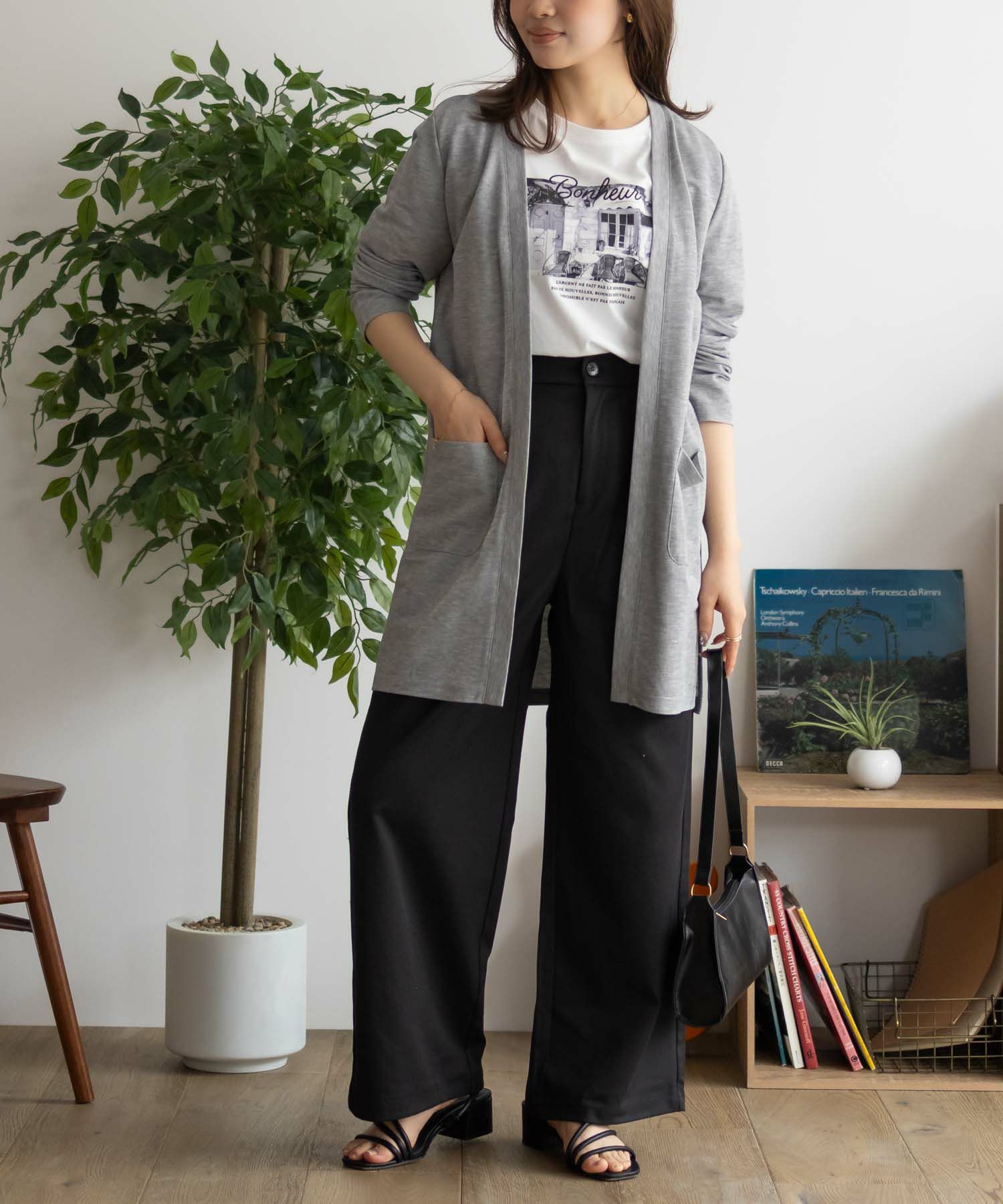 NAVY SARARI UVトッパーカーディガン レディース