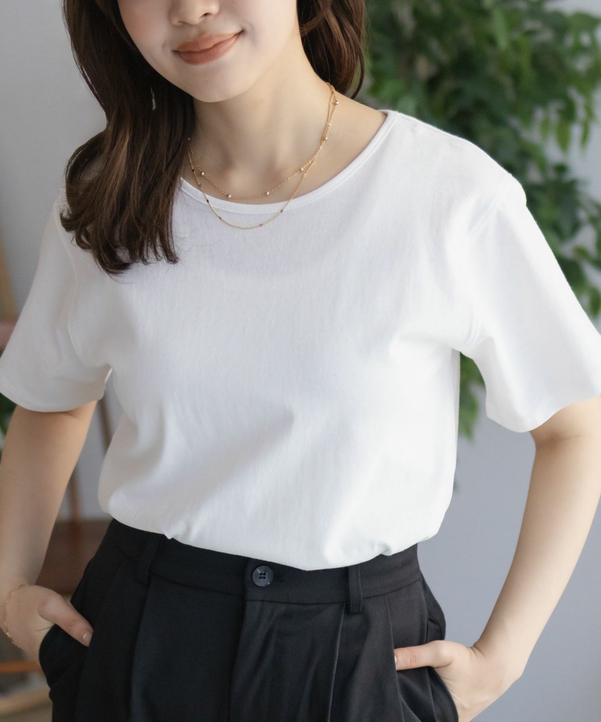 NAVY ベーシッククルーTシャツ レディース ネコポス 対応商品