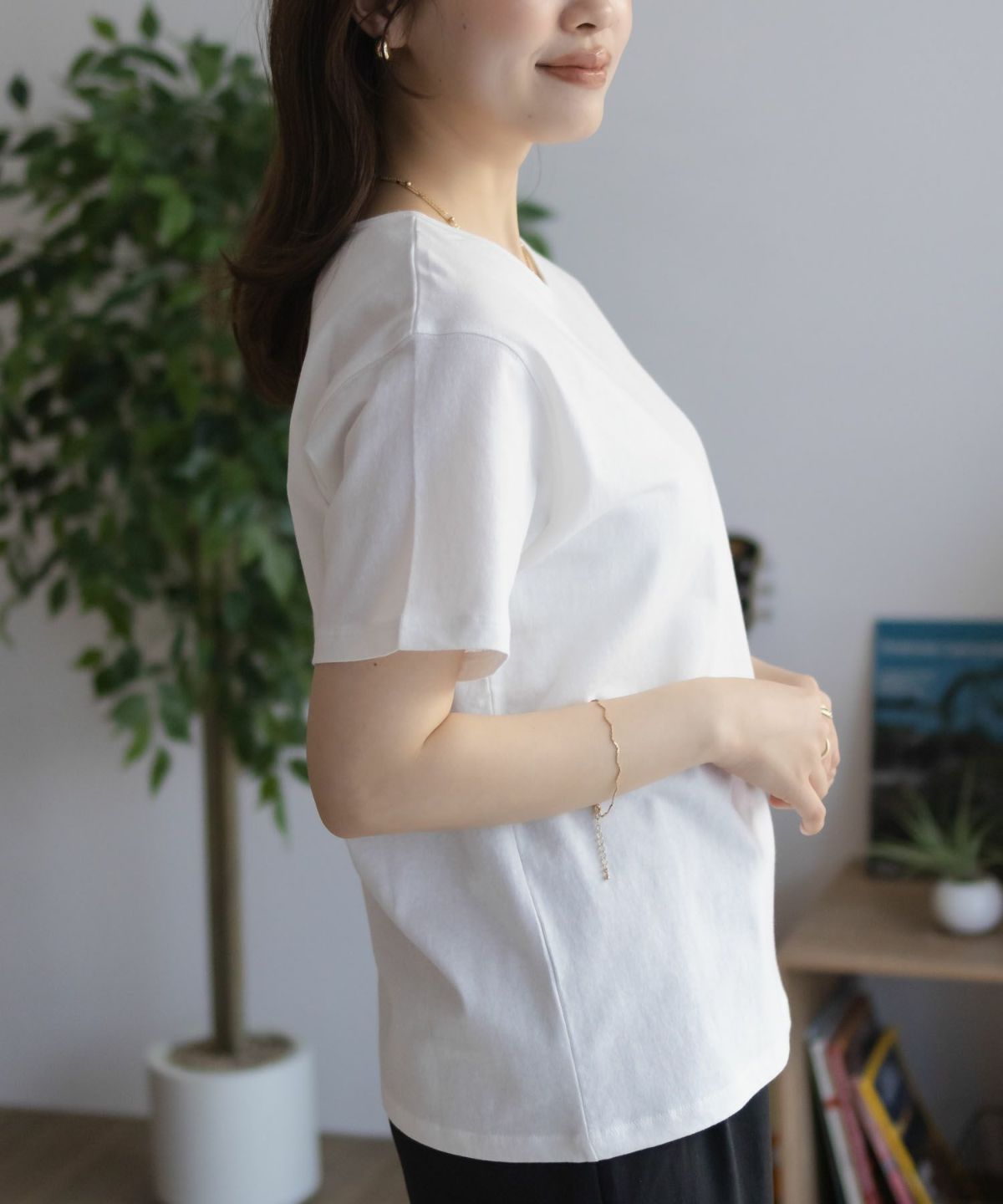 NAVY ベーシッククルーTシャツ レディース ネコポス 対応商品