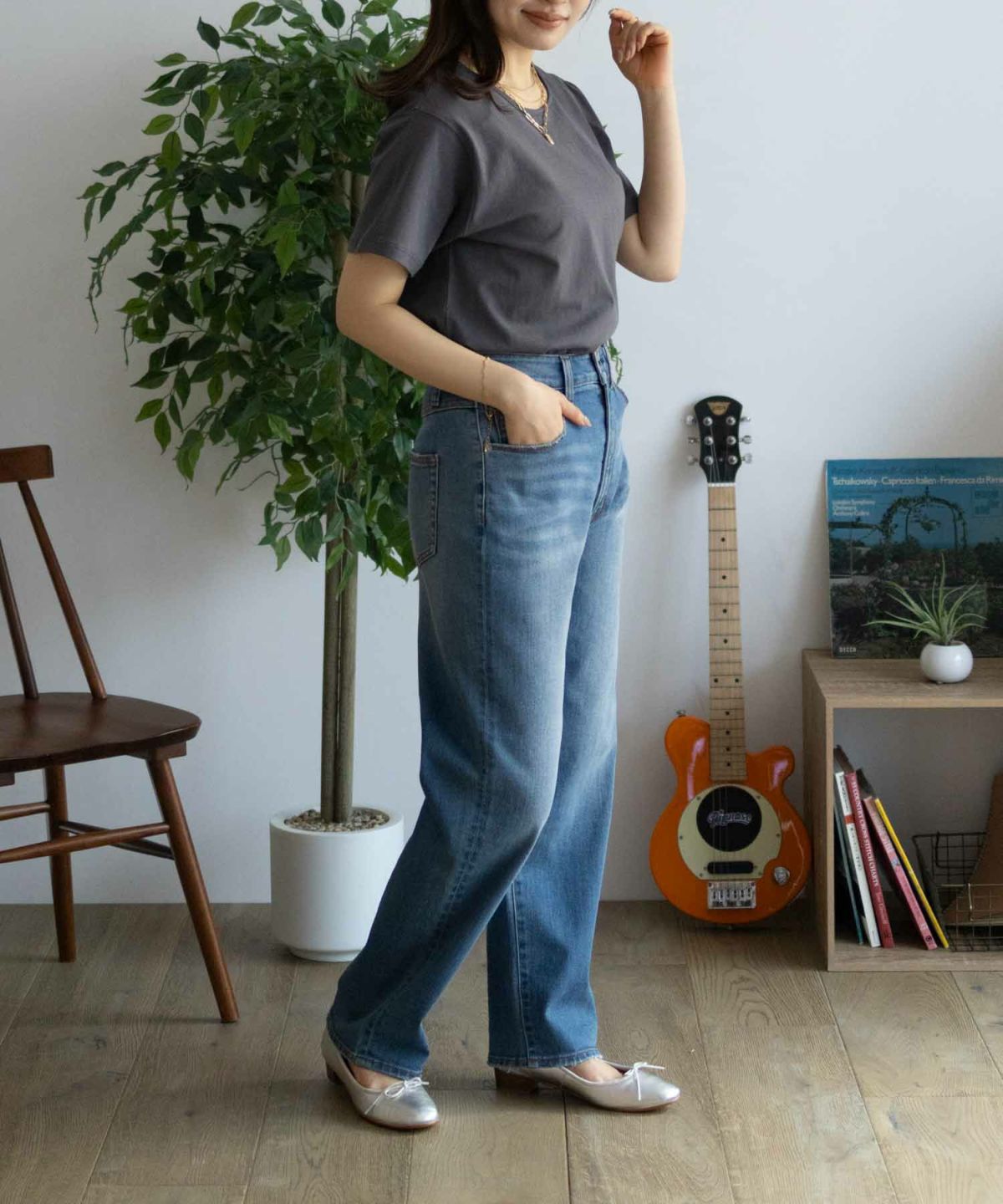 NAVY ベーシッククルーTシャツ レディース ネコポス 対応商品