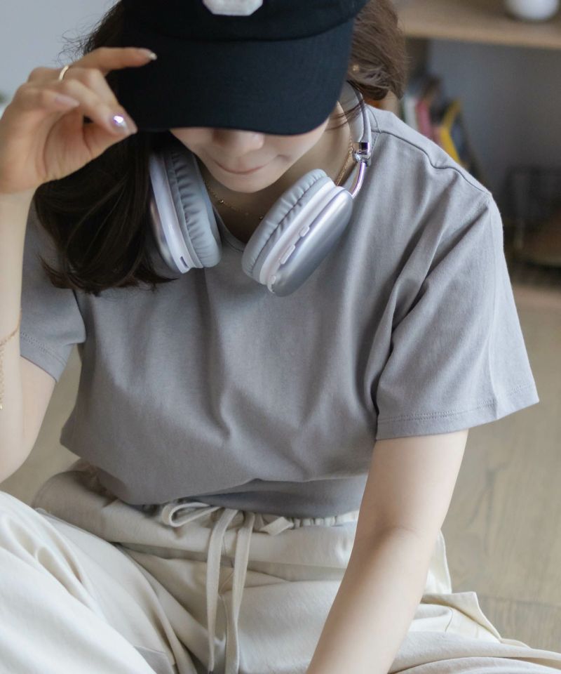 NAVY  ベーシッククルーTシャツ レディース メール便 対応商品商品画像-21