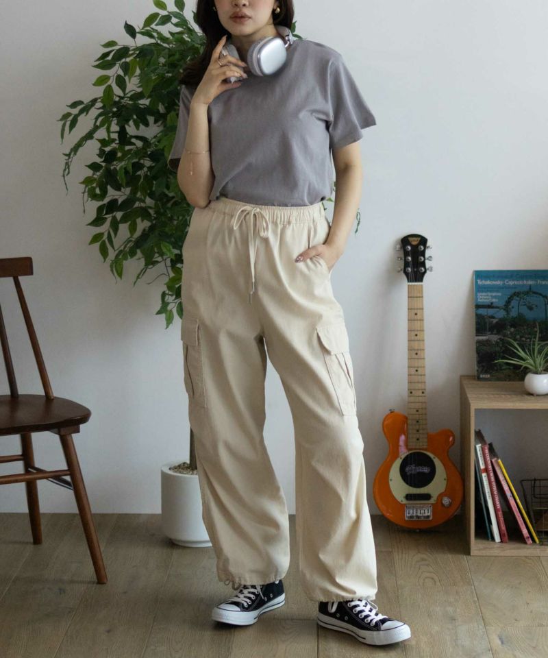 NAVY  ベーシッククルーTシャツ レディース メール便 対応商品商品画像-22