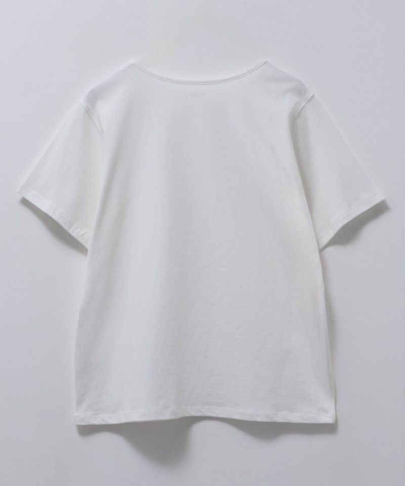 NAVY  ベーシッククルーTシャツ レディース メール便 対応商品商品画像-24