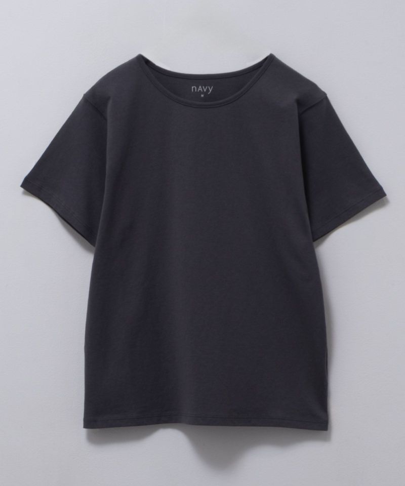NAVY  ベーシッククルーTシャツ レディース メール便 対応商品商品画像-25