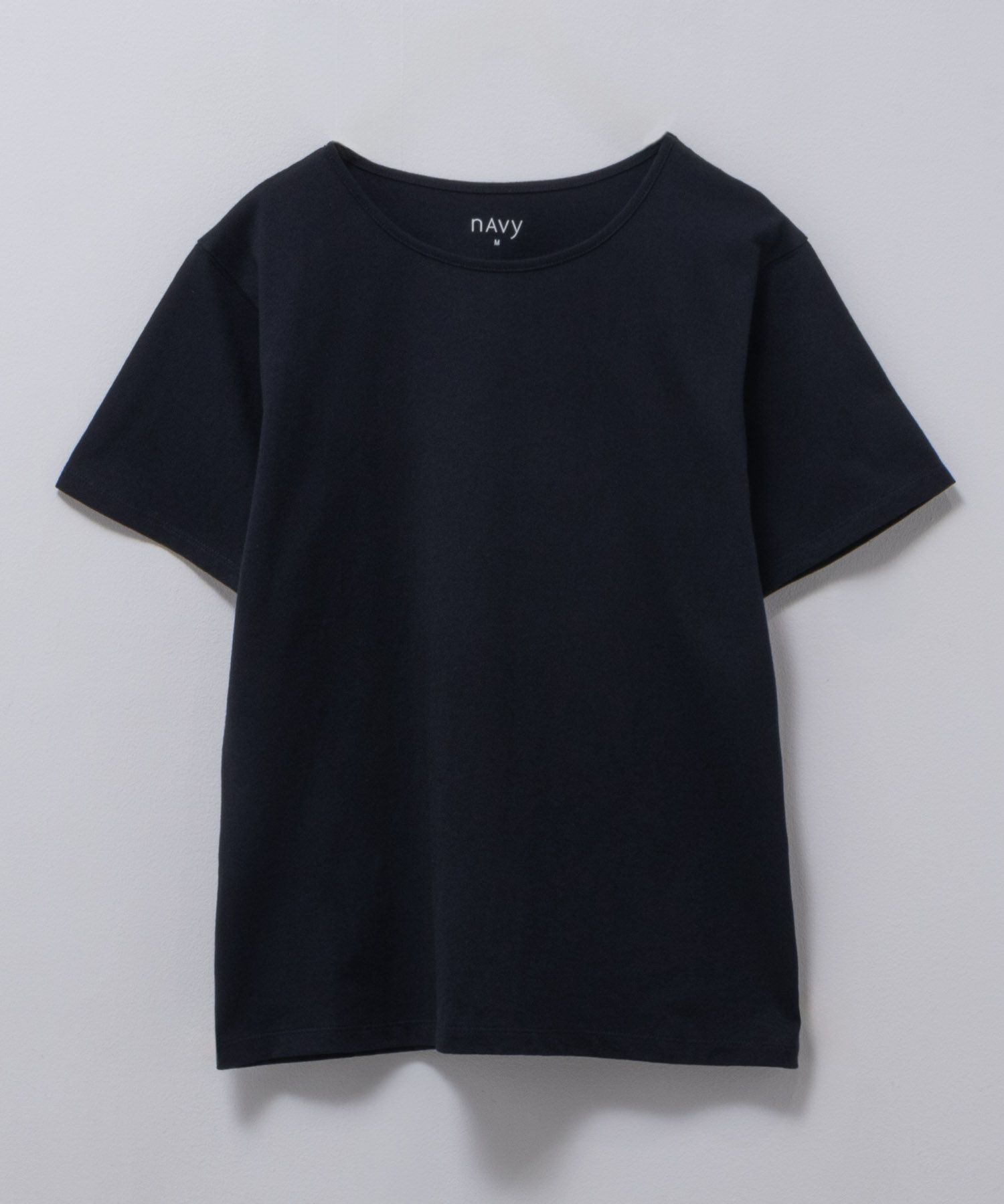 NAVY  ベーシッククルーTシャツ レディース メール便 対応商品商品画像-27