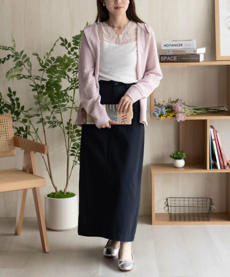 NAVY レース切替タンクトップ レディース メール便 対応商品商品画像-14