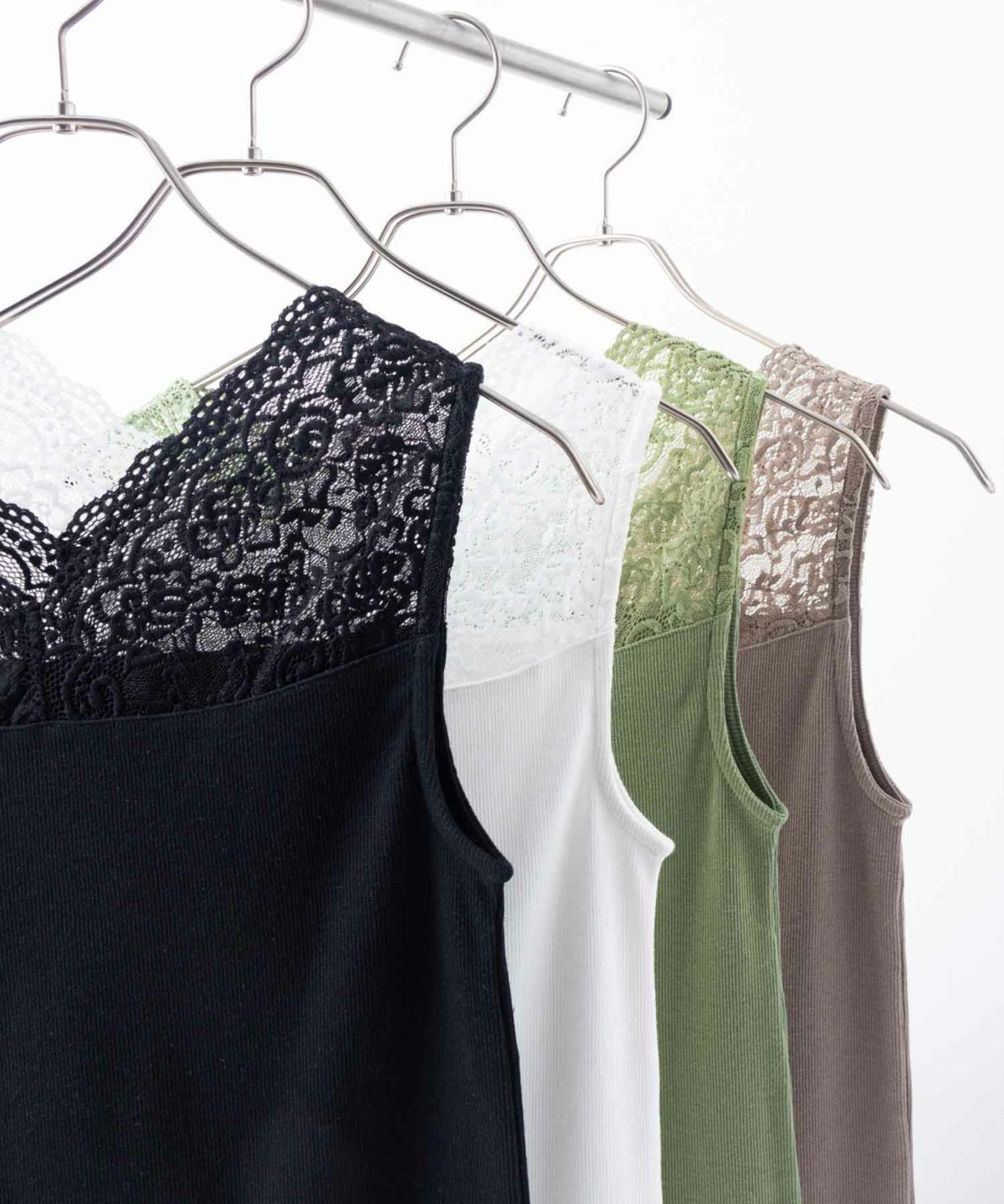 NAVY レース切替タンクトップ レディース ネコポス 対応商品