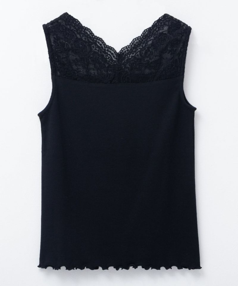 NAVY  レース切替タンクトップ レディース メール便 対応商品商品画像-27