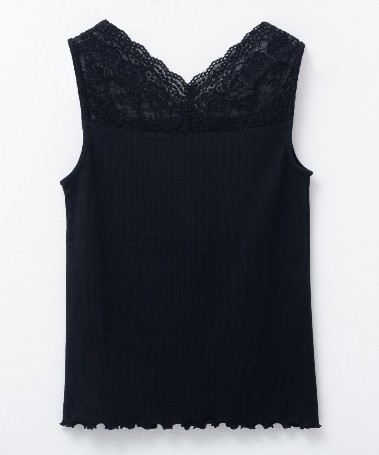 [値下げ]NAVY  レース切替タンクトップ レディース メール便 対応商品商品画像-27