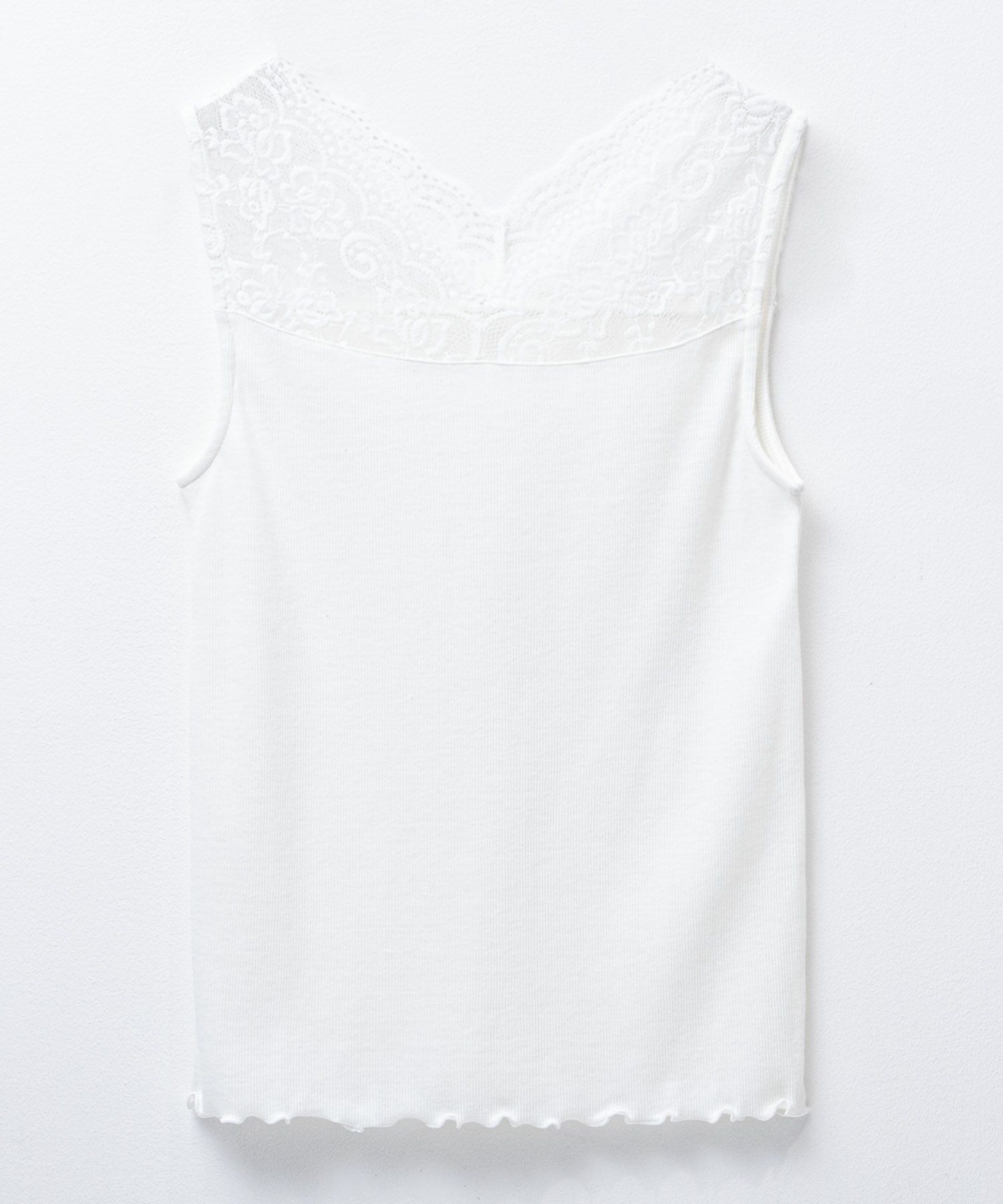 [値下げ]NAVY  レース切替タンクトップ レディース メール便 対応商品商品画像-29